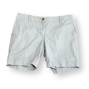 Talbots Relaxed Chino Shorts 7” Inseam Women’s Size 6 Classic Preppy Neutral